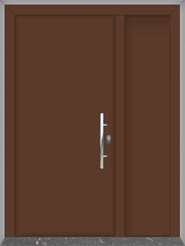 Plieninių dažytų durų SD03 kainos skaičiuoklė