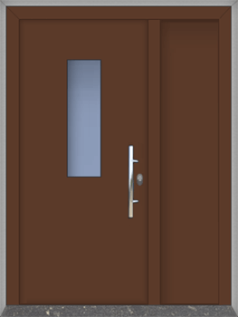 Plieninių dažytų durų SD05 kainos skaičiuoklė