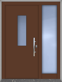 Plieninių dažytų durų SD06 kainos skaičiuoklė